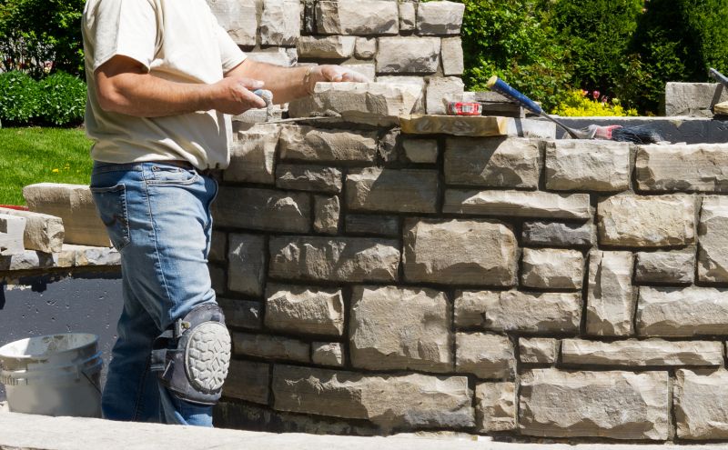 Our team working on Masonry Service projects in Delaware County, PA