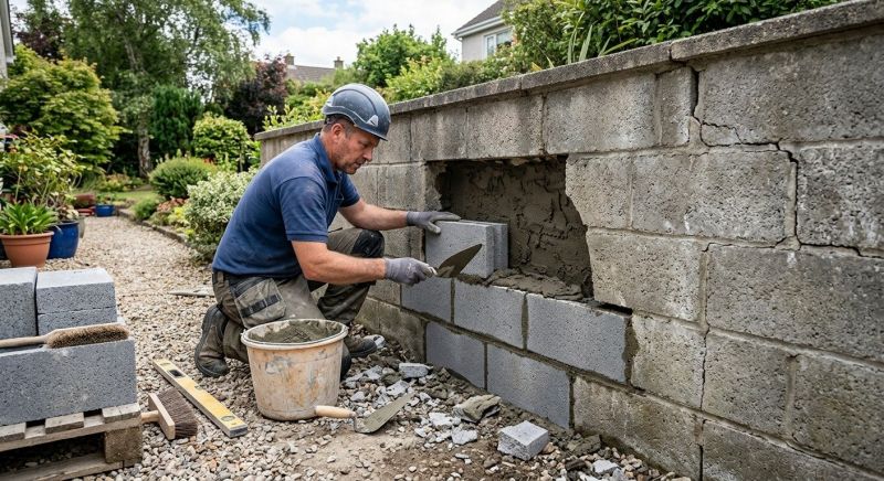 Block Wall Repair in Camden County, NJ