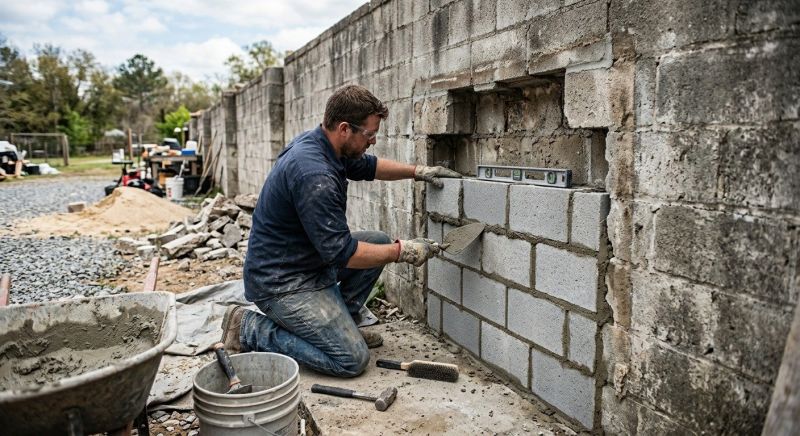Block Wall Repair in Chester Springs, PA