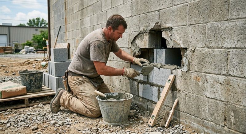 Block Wall Repair in New Castle, DE