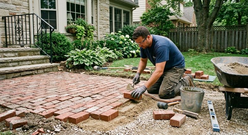 Brick Flatwork Repair in Blue Bell, PA