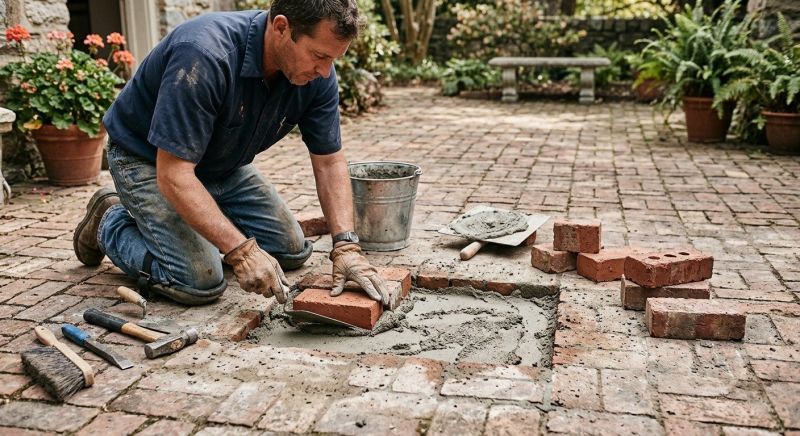 Brick Flatwork Repair in Lansdowne, PA