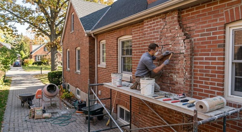 Brick Restoration in Cheltenham, PA