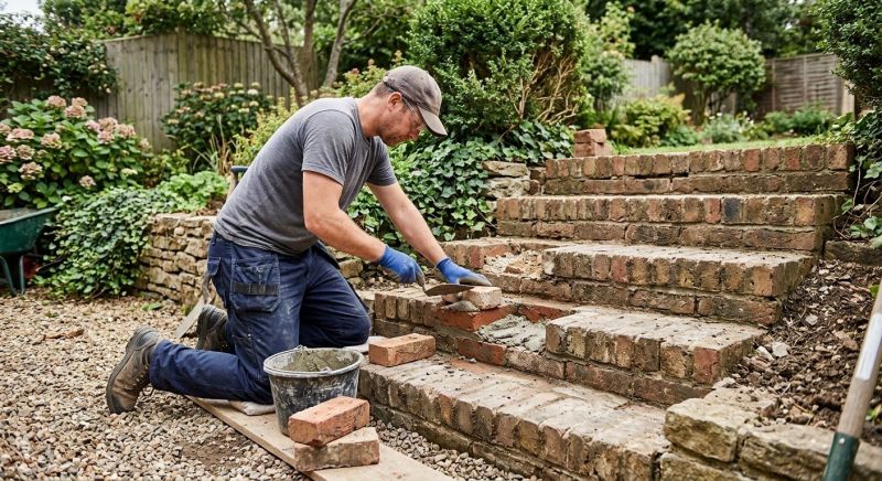 Brick Stairs Repair in Devon, PA