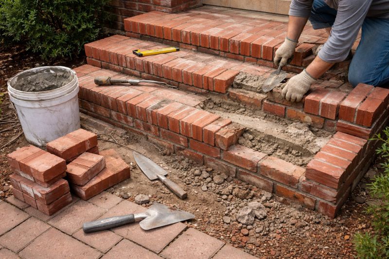 Brick Stairs Repair in Exton, PA
