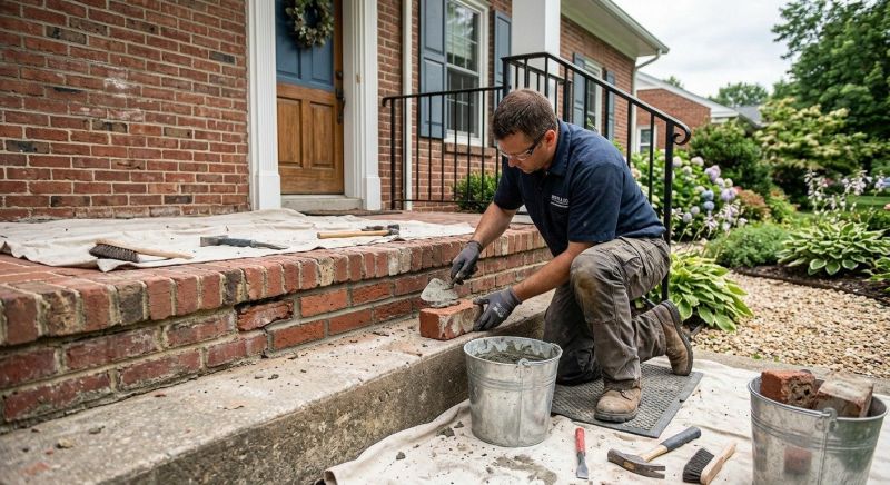 Brick Stairs Repair in Pitman, NJ