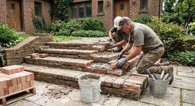 Brick Stairs Repair in Somerdale, NJ