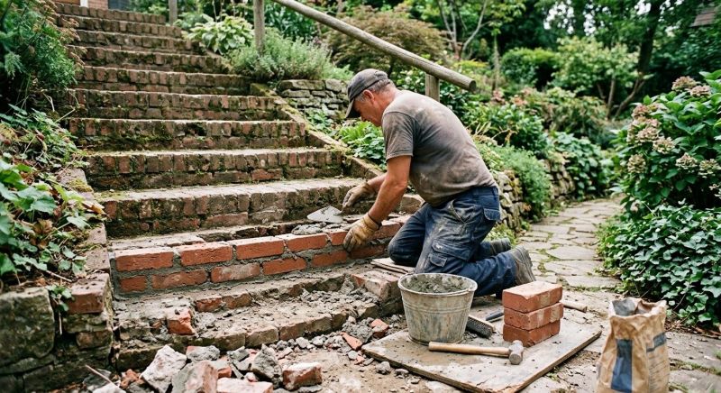 Brick Stairs Repair in Wilmington, DE