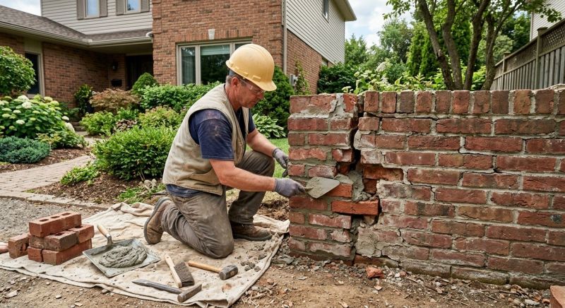 Brick Wall Repair in Audubon, NJ