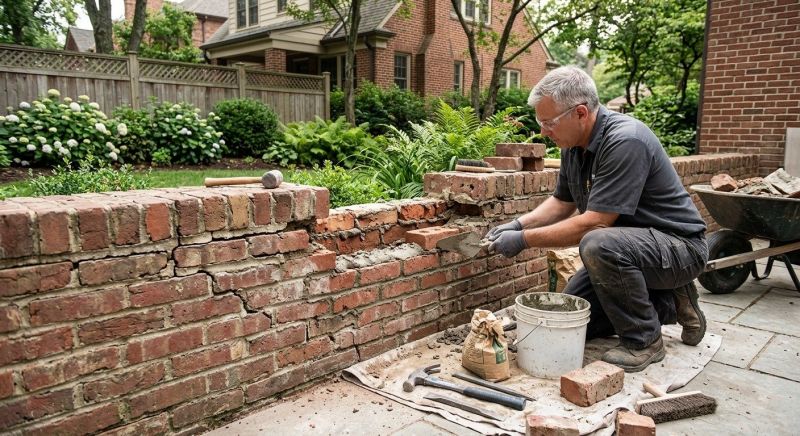 Brick Wall Repair in Berwyn, PA
