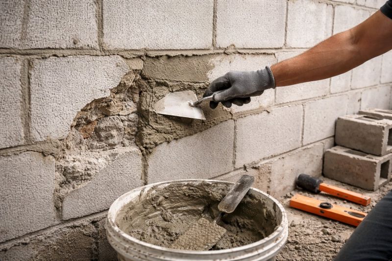 Cinder Block Wall Repair in Ardmore, PA