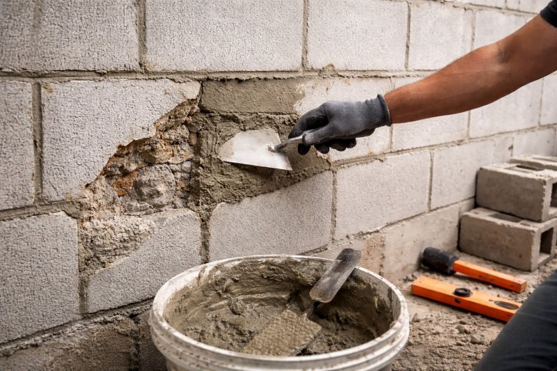 Cinder Block Wall Repair in Salem, NJ