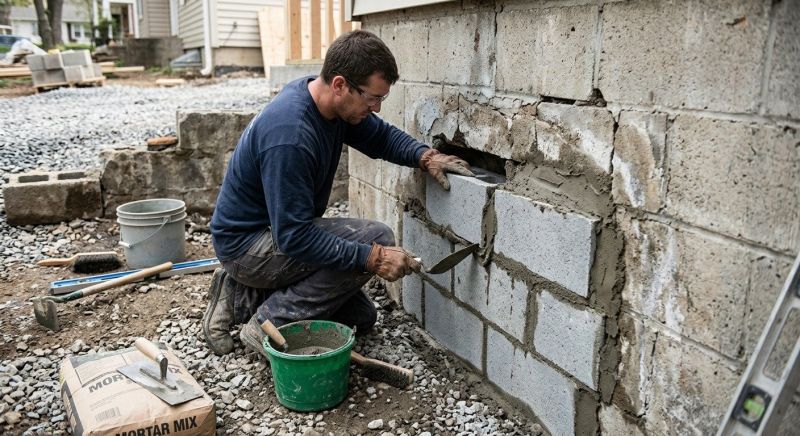 Concrete Block Repair in Kennett Square, PA