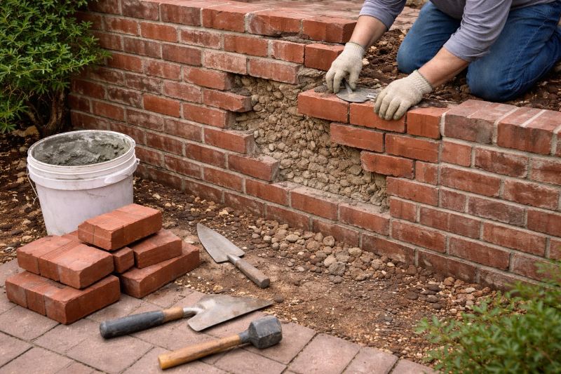 Masonry Wall Repair in Delaware County, PA