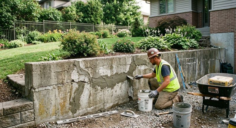 Retaining Wall Repair in Collingswood, NJ