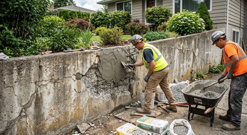 Retaining Wall Repair in Havertown, PA