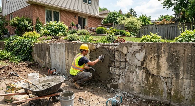 Retaining Wall Repair in Wayne, PA
