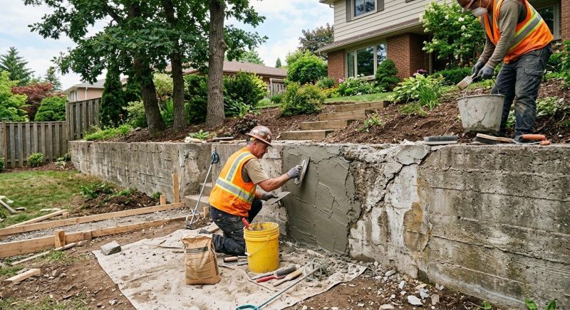 Retaining Wall Repair in Wilmington, DE
