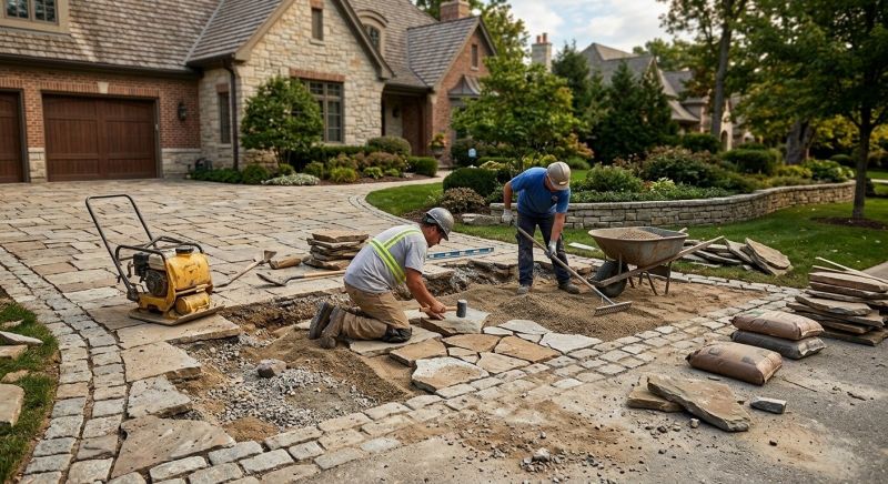 Stone Driveway Repair in Delaware County, PA
