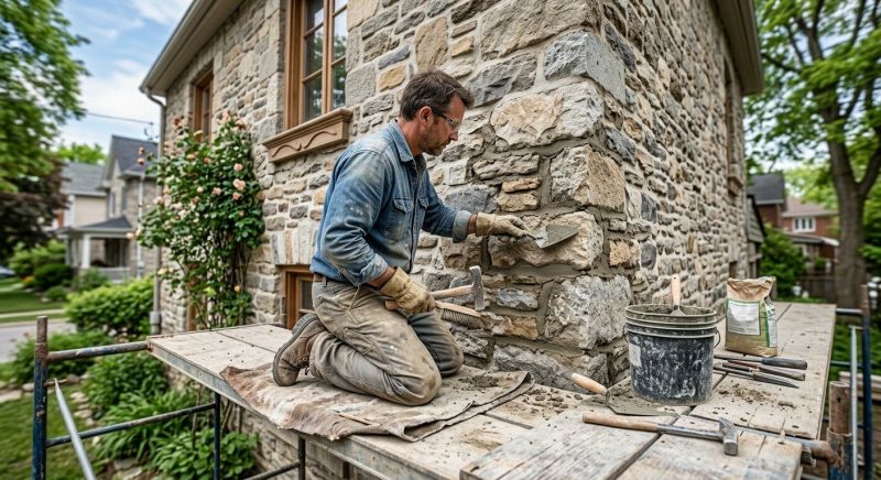 Stone Masonry Repair in Norristown, PA