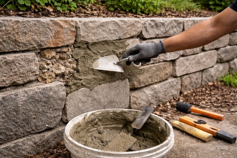 Stone Wall Repair in Berwyn, PA