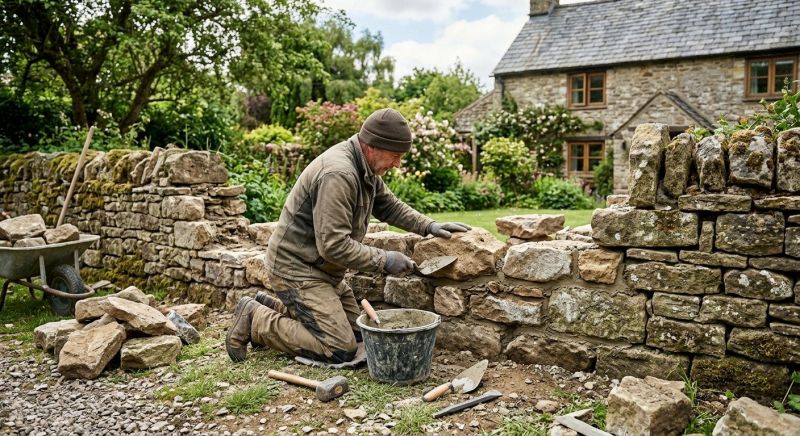 Stone Wall Repair in Deptford, NJ