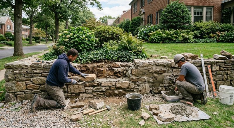 Stone Wall Repair in Salem County, NJ