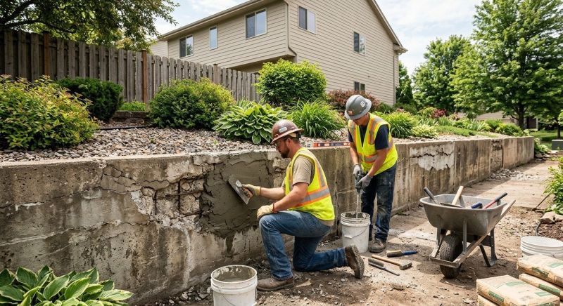 Retaining Wall Repair in Fort Washington, PA
